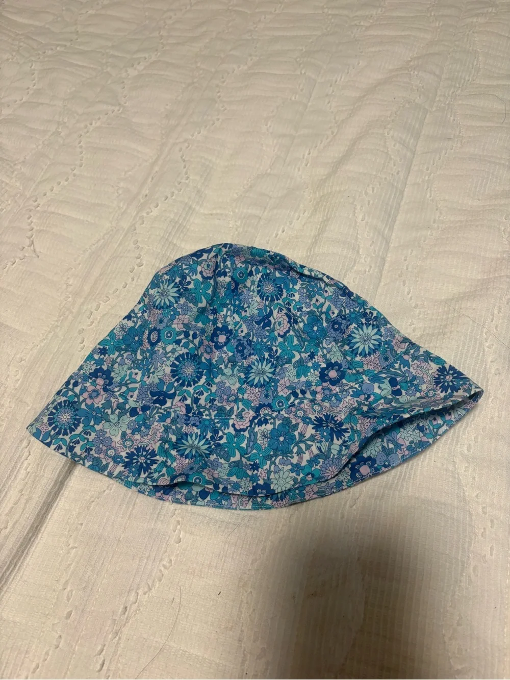 Jacadi Blue Floral Sun Hat